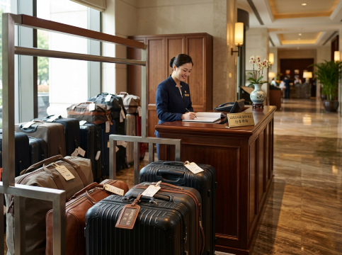 **Hotel Luggage Area**