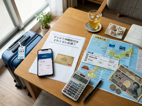 マイルで沖縄旅行はどれくらいお得？