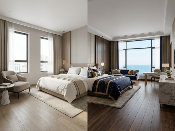 슈페리어 vs. 디럭스 객실 특징