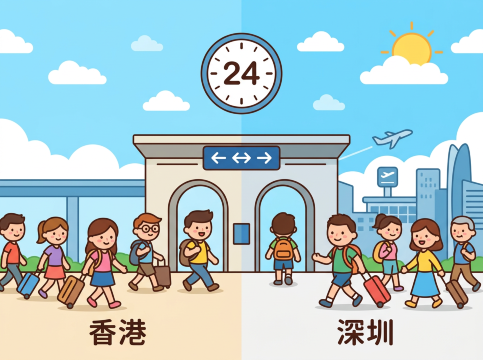 皇崗口岸24小時通關