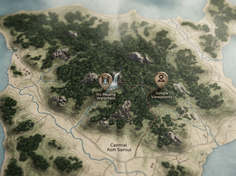 Samui Map: Attractions