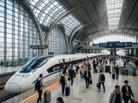 中国高鉄は何分前に駅へ着けばいい?