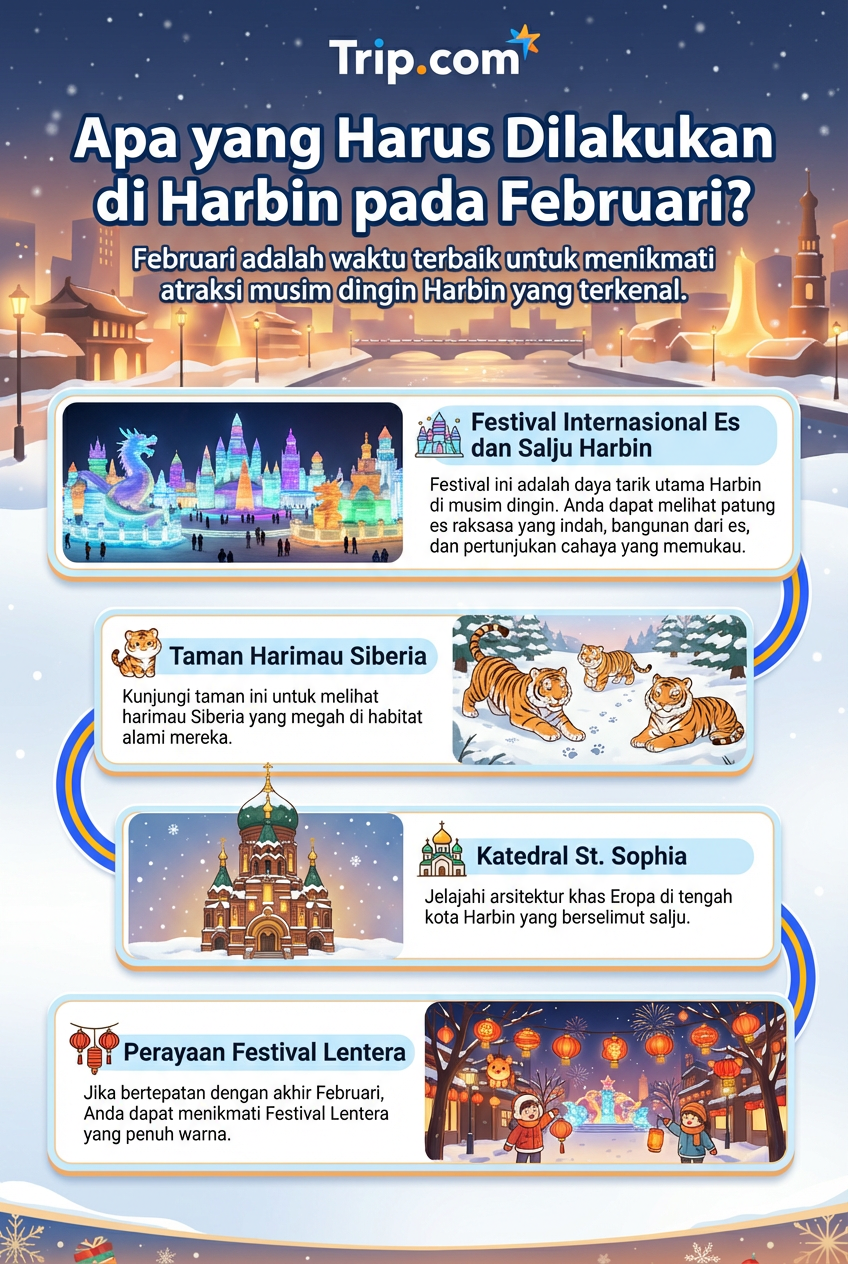 cuaca Harbin Februari