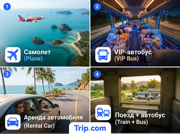 Транспорт Бангкок–Пхукет.