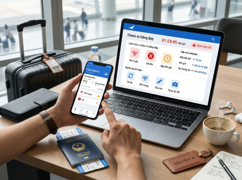 Lỗi thường gặp khi check-in online