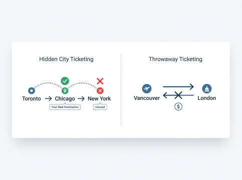 Hidden City Ticketing vs. Throwaway Ticketing