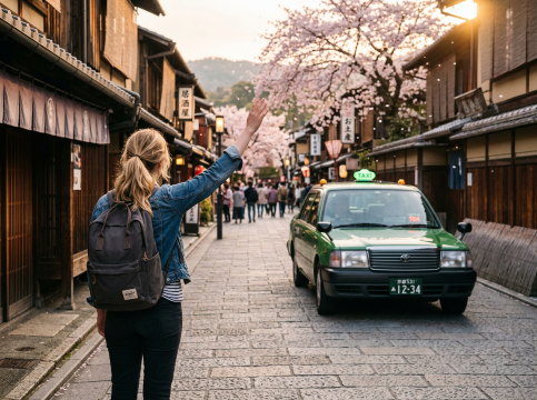 Hailing Japan Taxi