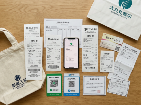 中国購買レシート集