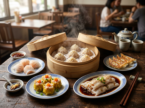 Dumpling spread.