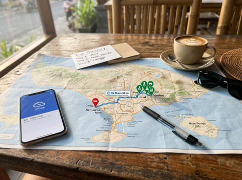 Bali map planning