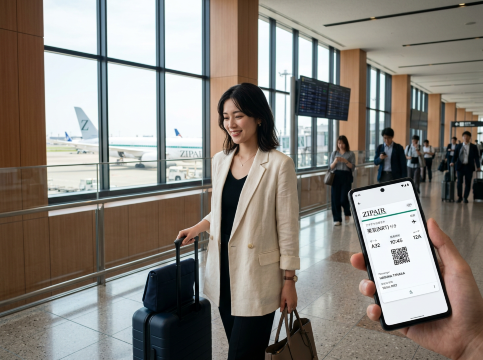 ZIPAIRのオンラインチェックインでスマートな旅を