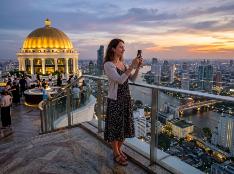 Tourist at Lebua