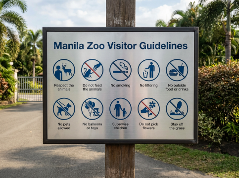 Manila Zoo Sign