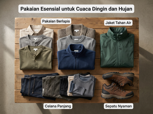 Pakaian Berlapis Esensial