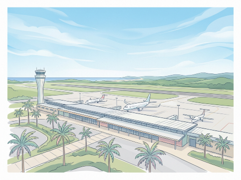 ゴールドコースト空港のイラスト