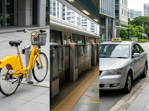Three Singapore Transport Modes