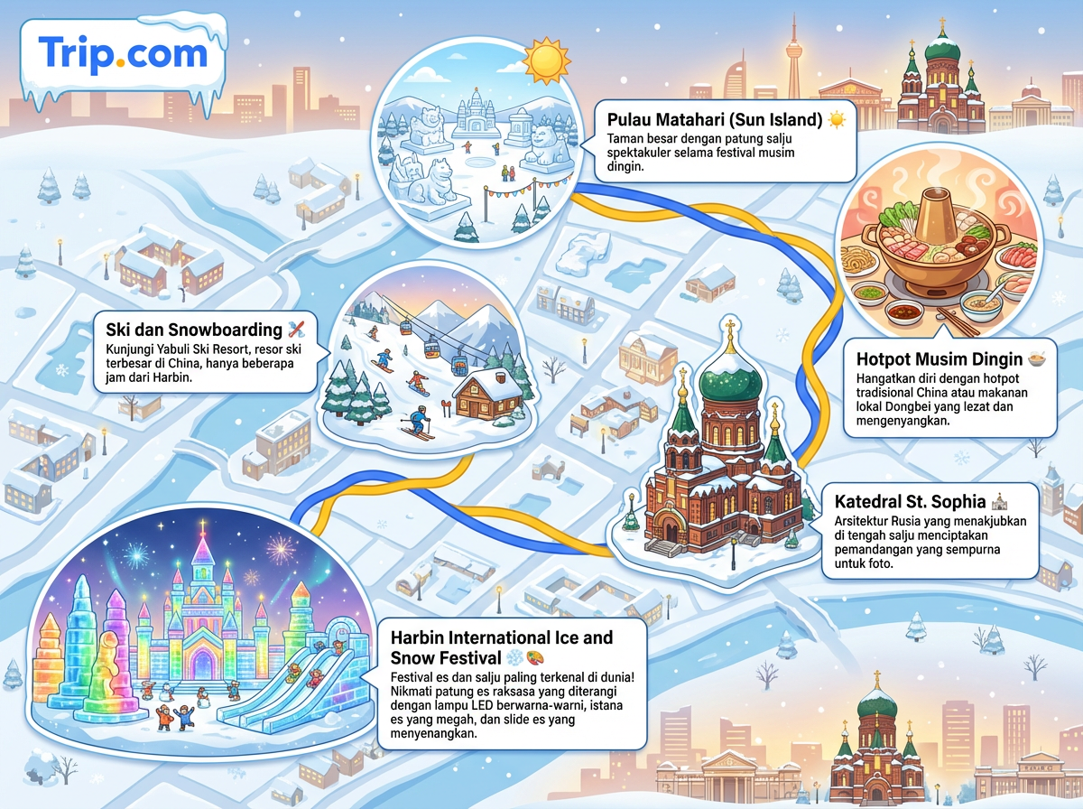 Aktivitas Terbaik di Harbin Januari 🎉