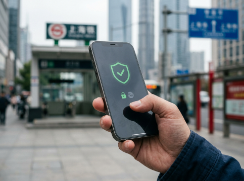 Phone with VPN in China