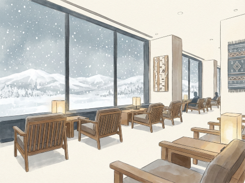 北海道空港ラウンジ