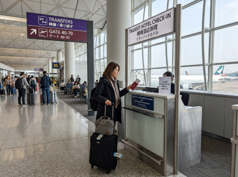 香港空港でのトランジットホテル利用時の注意点