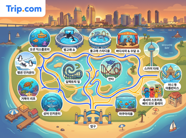 샌디에고 씨월드 가는 법