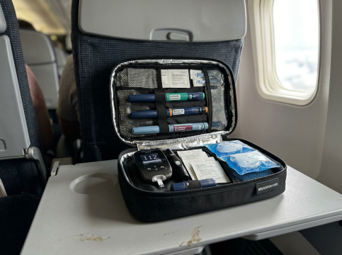 Insulated Medication Case on the Plane