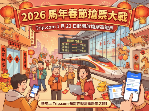 Trip.com高鐵搶票