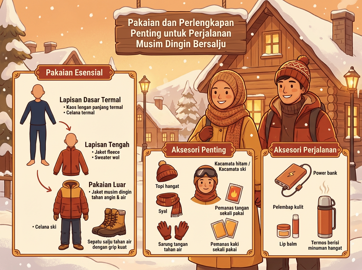 Panduan Perlengkapan Musim Dingin di harbin