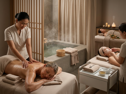 Spa wellness zones