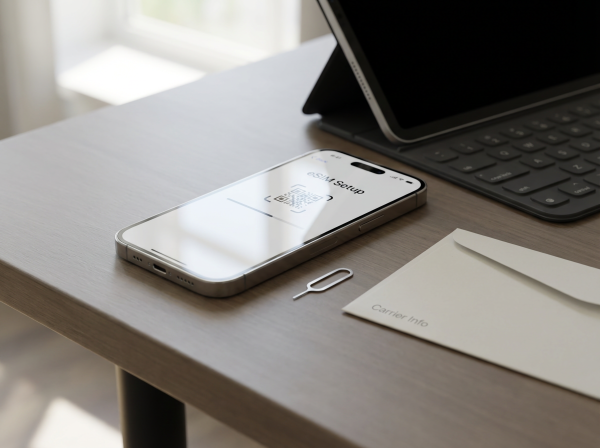 China eSIM Setup Display