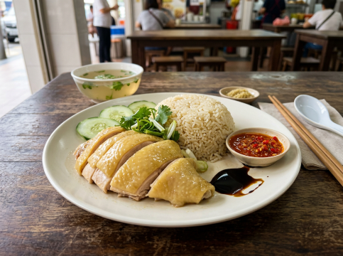 Hainanese Chicken Rice