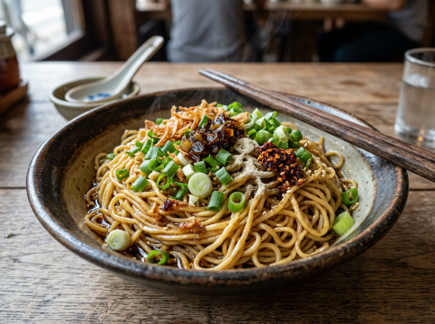บะหมี่น้ำมันต้นหอม