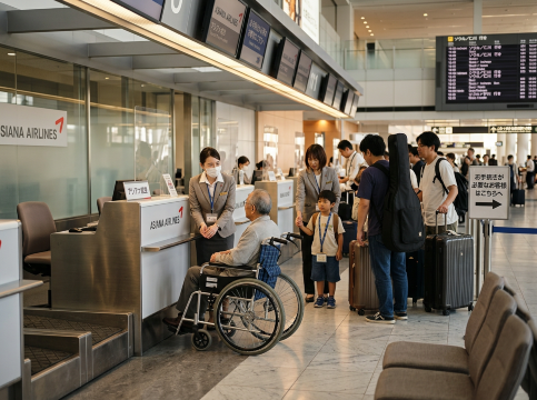 アシアナ航空のオンラインチェックイン対象外となる条件