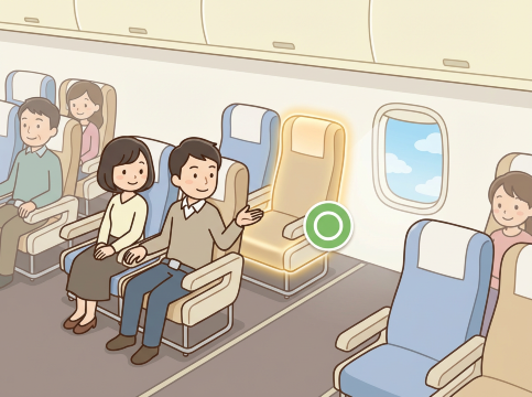 飛行機の座席指定：おすすめ席は「目的」で決まる