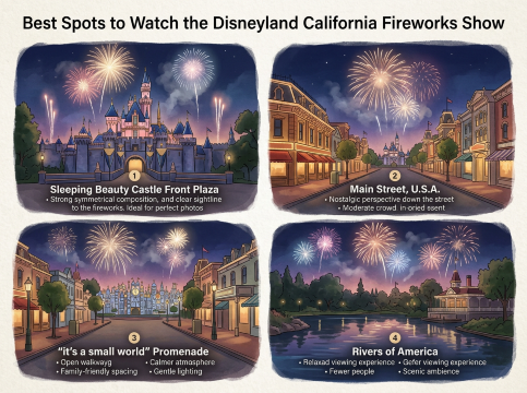 Four Fireworks Viewing