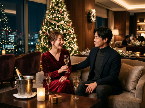 クリスマスのカップル
