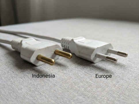 Indonesia vs Europe Plug