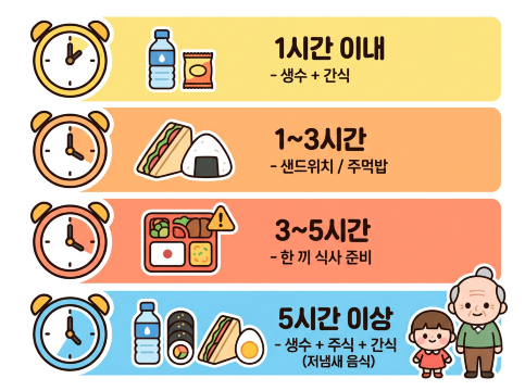 중국 기차 여행시간별 음식 준비
