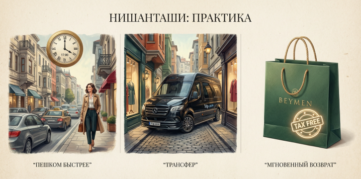 Нишанташи: Практика