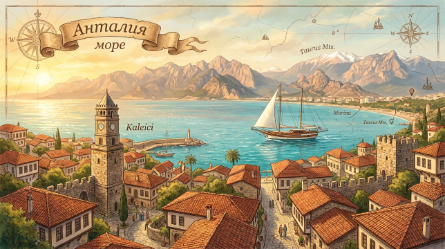 Анталия: море, горы.